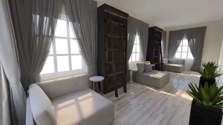 Library Lounge Hallway